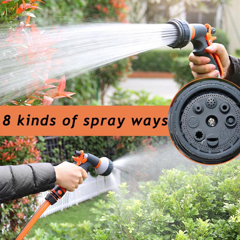Watering Gun High Pressure 8 Modes Garden Spray Irrigation Watering Nozzle Plant Lawn Yard Watering Sprinkler Cleaning Sprayer