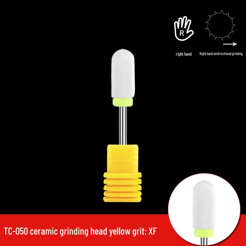 Single Bullet-Shaped Ceramic Nail Grinding Head 2.35