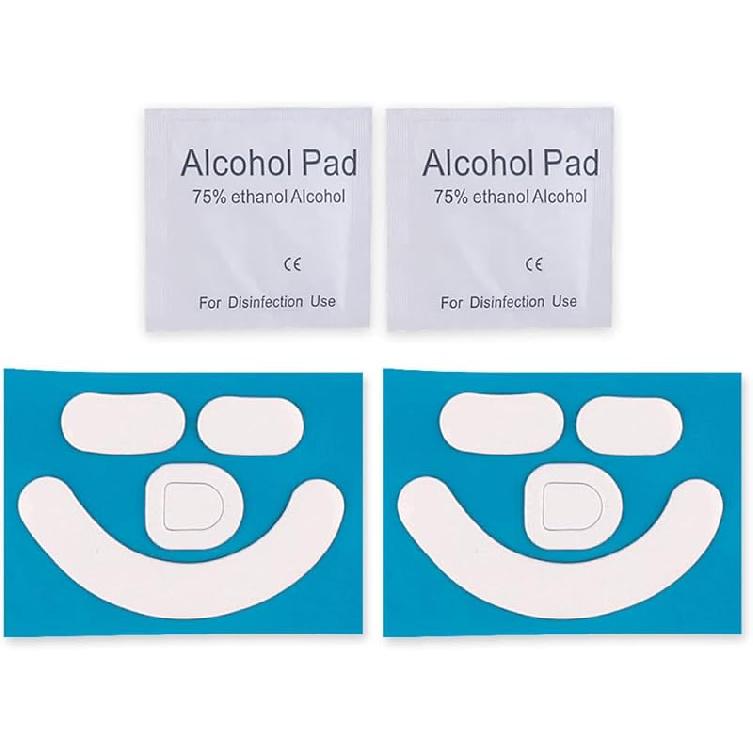 2 Sets Black Rounded Curved Edges Mouse Feet Pads Skates Compatible for Razer Basilisk V3 Pro Wireless Gaming Mouse