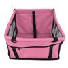 Pet Car Seat Waterproof Breathable Prevent Slip Adjustable Straps Dog Car Basket with Safety Leash