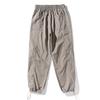 Foreign Trade Japanese-Style Washed Cotton Light Workwear Pants with Drawstring Elastic Waist, Straight-Leg Casual Pants, Jogger Pants for Men