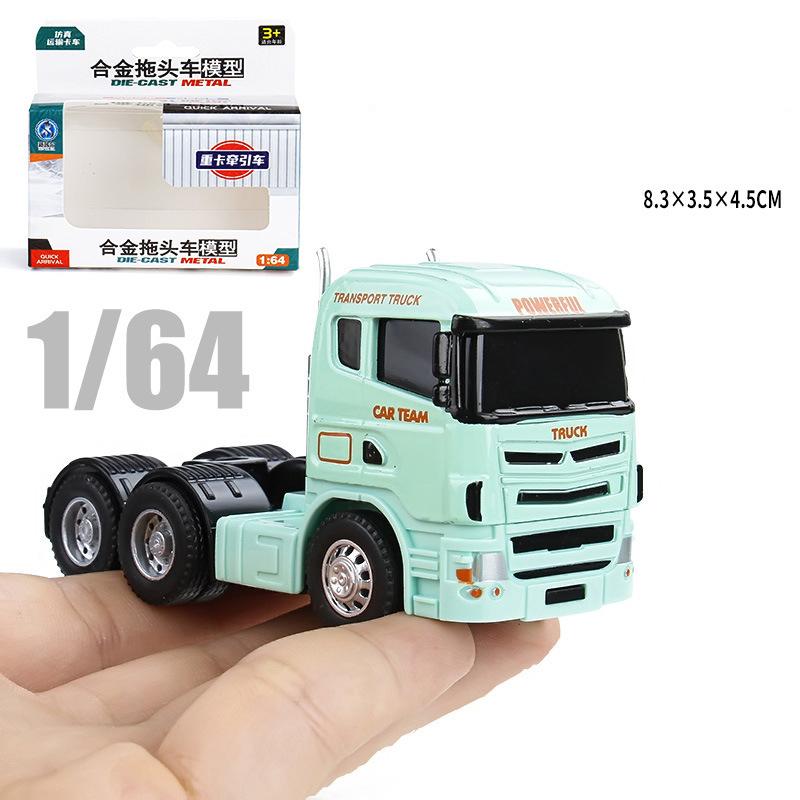 1:64 Scania Container Truck American Container Truck Alloy Diecast Model Car Mini GT Vehicle Toy Models Miniature Cars Birthday