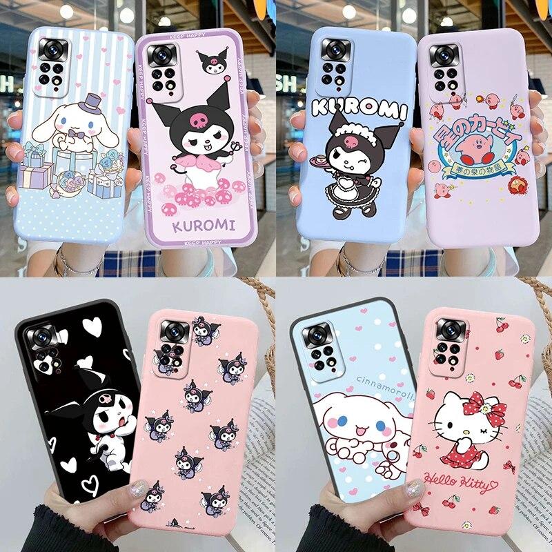 

Чехол для Redmi Note 12 Pro 4G Funda Kuromi Rabbit Kawai Cartoon Anime, мягкий чехол из ТПУ для телефона Redmi Note12 Pro Sanrio, милый защитный противоударный чехол, сумки