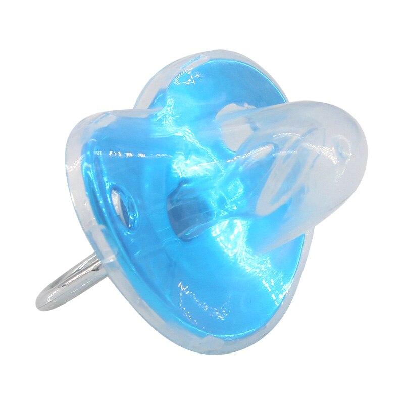Luxe Blauwe Baby Fopspeen Clips Cover Set Bling BPA Gratis Siliconen Pasgeboren Bijtring Baby Dummy Fopspeen Tepel Kraamcadeau