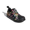 adidas Originals SUPERSTAR 360 Comfortable Abrasion Resistant Low Top Skateboard Shoes Black Yellow Kids' EE8386