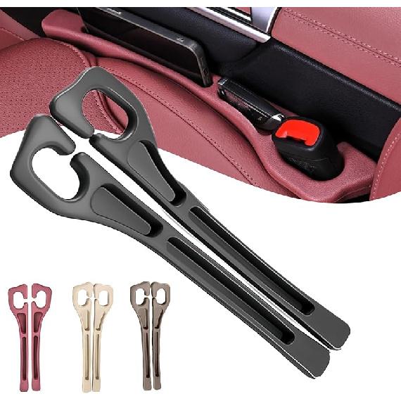 2PCS Car Seat Gap Filler Organizer, No Drop Seat Guard, Automotive Trays & Bags, Drop Seat Gap Fillers Between Seat And Console Stop Things From