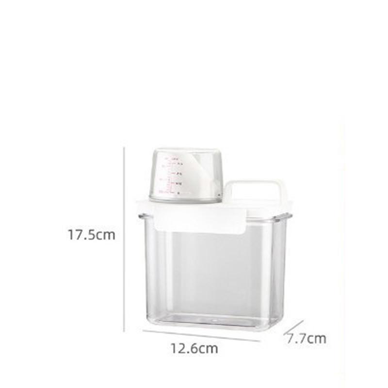1100ml Multi Functional Storage Sealed Container Moisture Proof Laundry Detergent Storage Box Laundry Detergent Storage Bottle