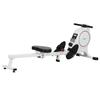 Magnetic Rowing Machine Rower for Home Foldable 8-Level Resistance LCD Screen and 2 Wheels 180x48x60 Cm White