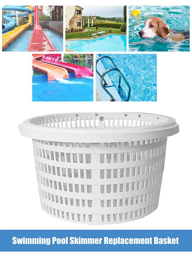 Poolfilter-Skimmer-FilterkorbSiebSkimmerkorbWiederverwendbarer Schwimmbecken-LaubskimmerkorbSchwimmbecken