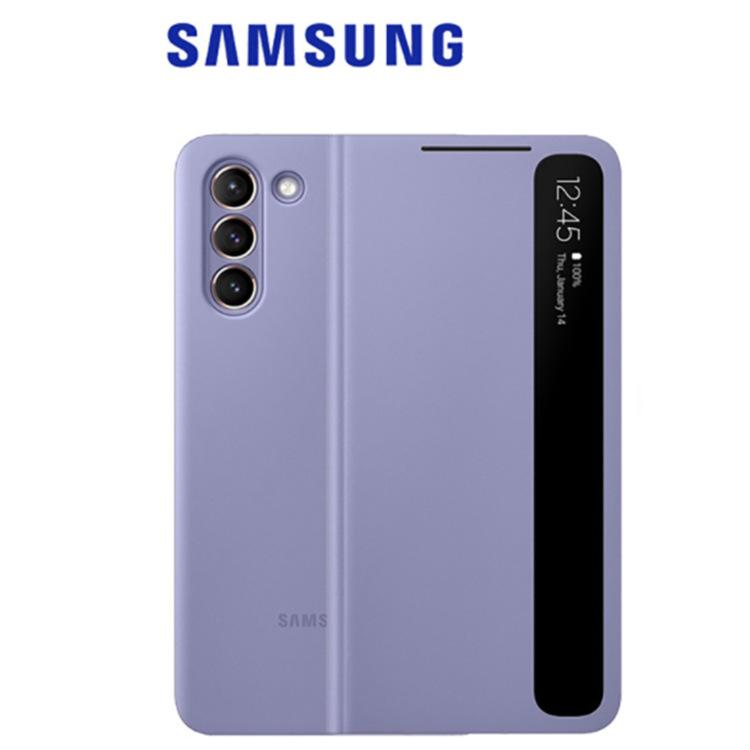 

Подходит для смартфона Samsung S21ultra Кожаный чехол без откидной крышки Отвечающий S21FE Оконный чехол Защита чипа Samsung S21