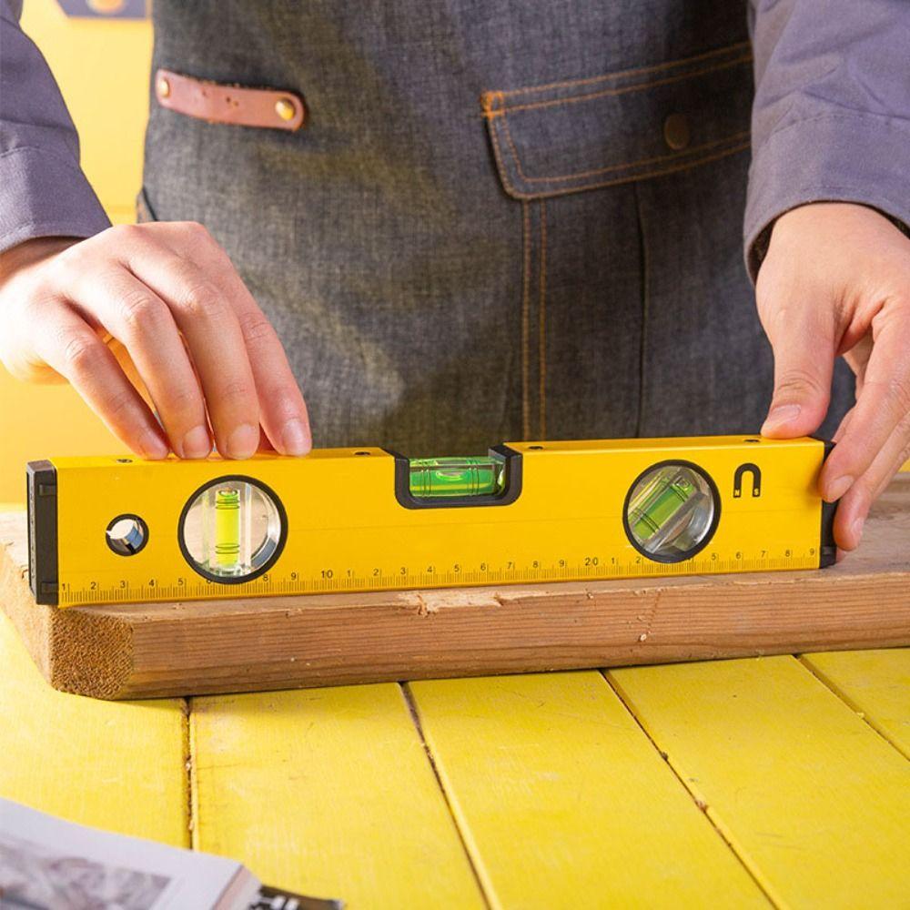 Aluminum Zinc Zinc Alloy Bubble Level Shockproof Leveling Tool Portable Level Ruler  Professional Use