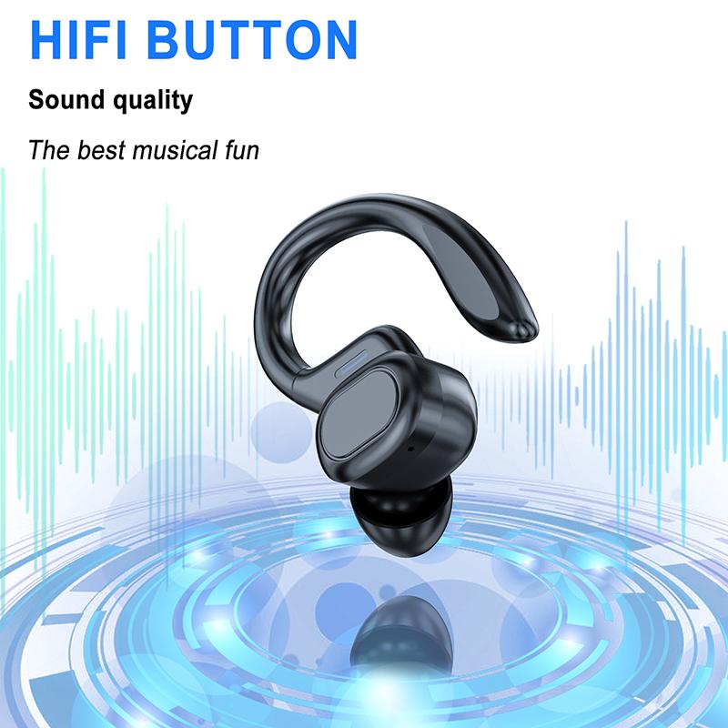 Sports Wireless Earphones BT over Ear Buds with Earhooks Sports Earphones Running in-Ear Headphones