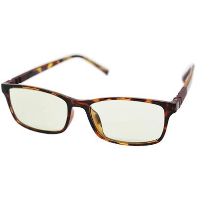Lunettes de lecture Tokyo Blue Light UV Huit, Conçues par un fabricant de Sabae, Blocage, Élégantes, Unisexe, Mignonnes, 2,0 mm, Protection, Écaille de tortue/Clair