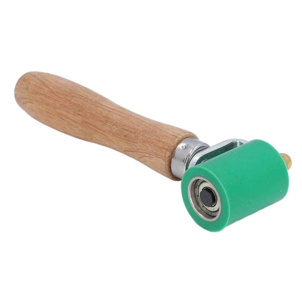 Beech Handle Hand Pressure Roller 40mm Width PVC Welding Roller For Roofing Welding