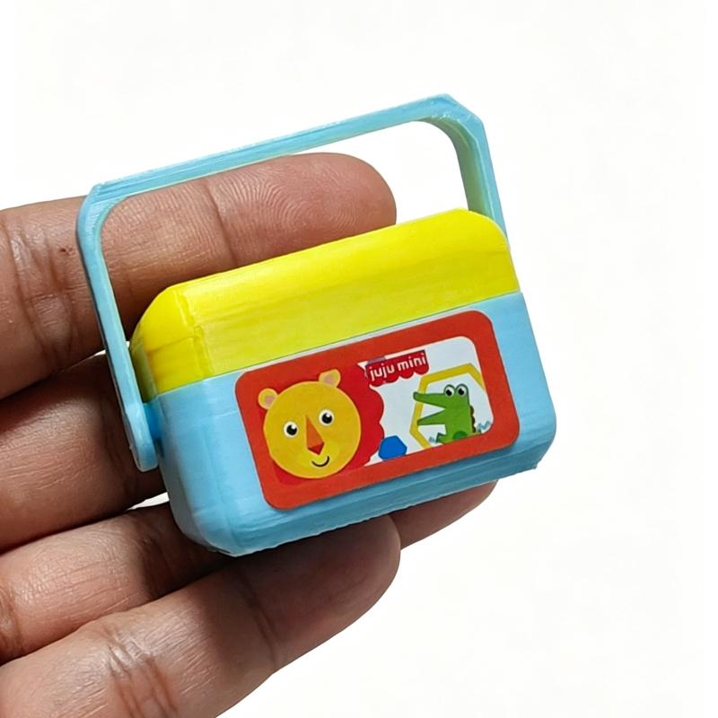 1 Set Doll House Nursery Decoration Pography Prop Miniature Shape Sorting Toy Box Dollhouse Educational Toy Model