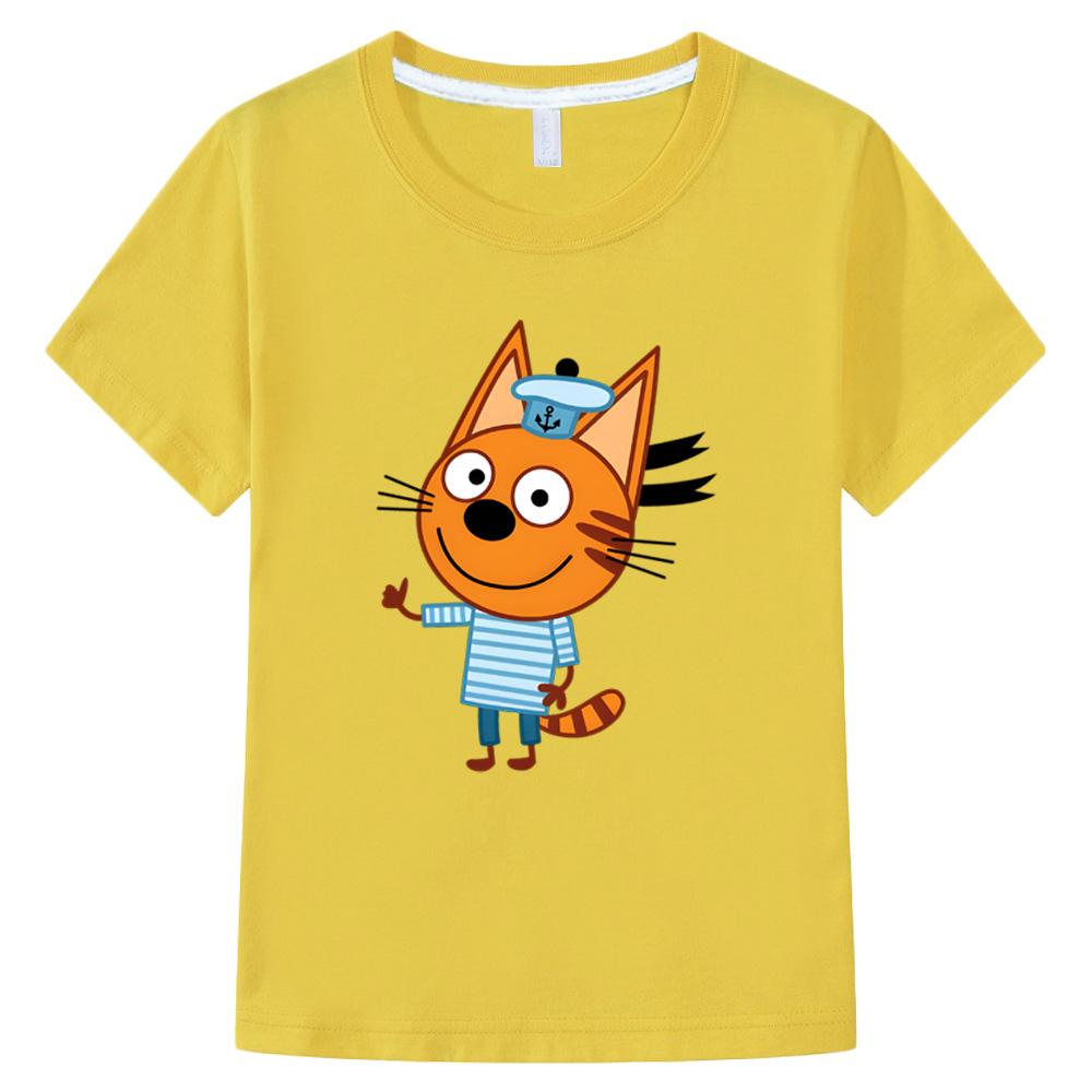 Kid-e-cats Kawaii Magliette Estive per Ragazzi Top Maglietta Cartone Animato Strega Mago Maglietta Divertente Ragazze Manica Corta 100% Cotone Magliette Anime Ragazzi Estate Top