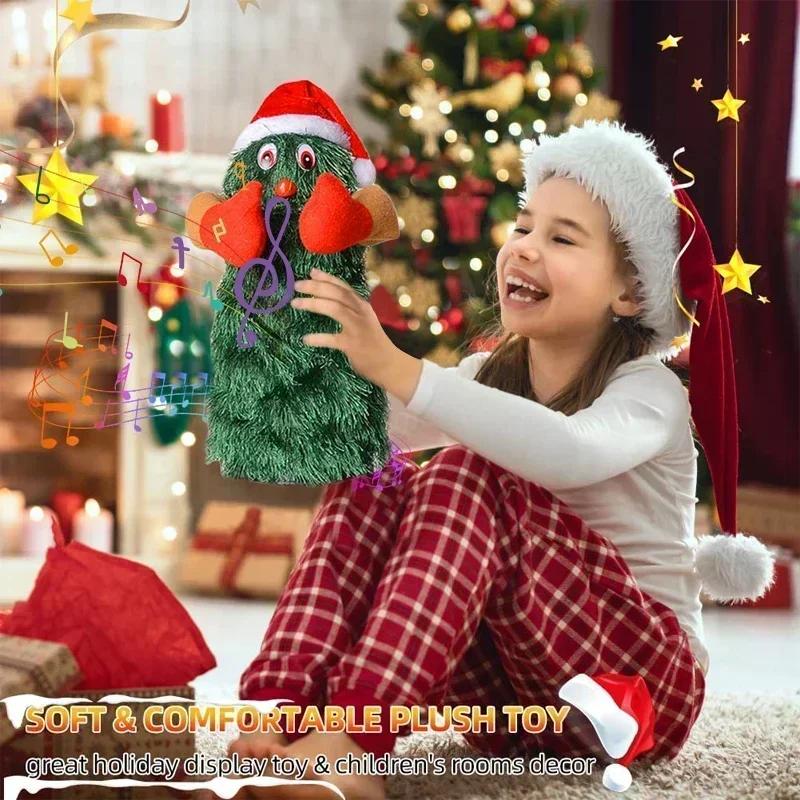 Musikalischer Weihnachtsbaum Elektrisches Plüschtier Puppen Lustig Niedlich Grün Elektronischer Weihnachtsbaum Musikalischer Weihnachtsmann Lustige Weihnachtsdekorationen