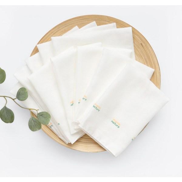 Moms Nature Newborn Bamboo Relief Gauze Näsduk Signature Gauze 10p + Signature Relief 10p Set, koreanska babyprodukter