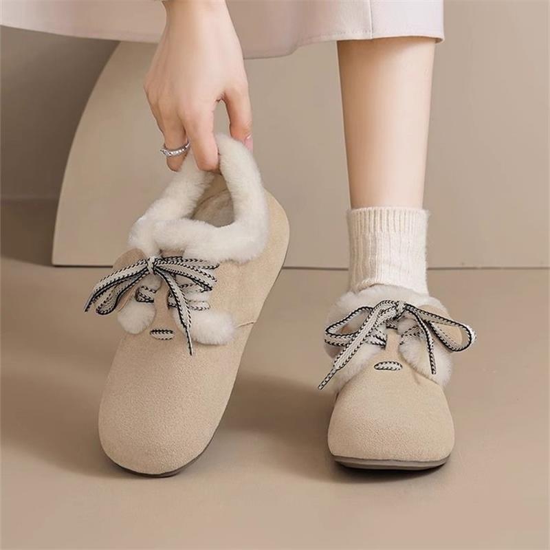 

Mao Mao children s winter plush thickened warm snow boots new retro snow cotton shoes 40