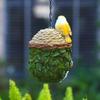 Garden Decoration Parrot Outdoor Bird House Warm Bird Nest Hanging Resin Ornaments