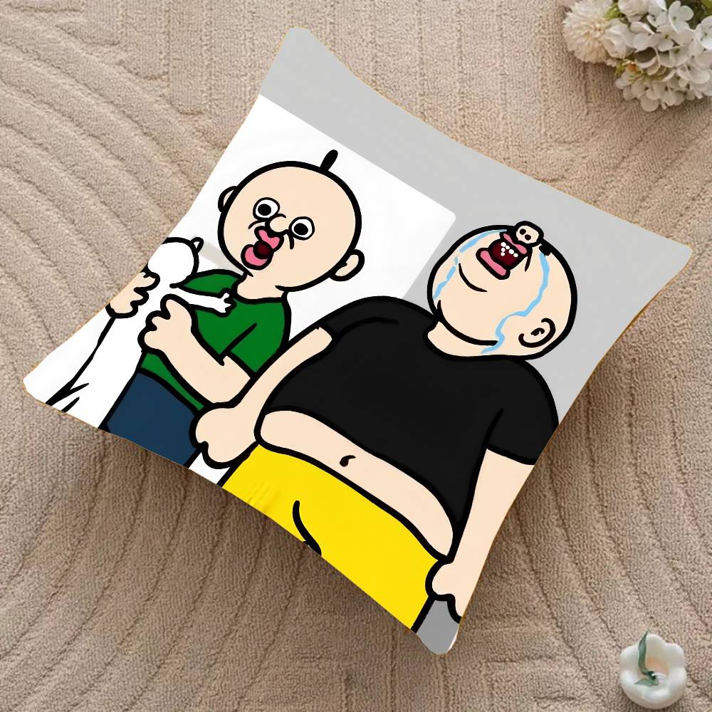 Bbangbbangs Diary Cartoon Pillow Case Home Decor Throw For Sofa Bed Car Room Decor Gift Idea