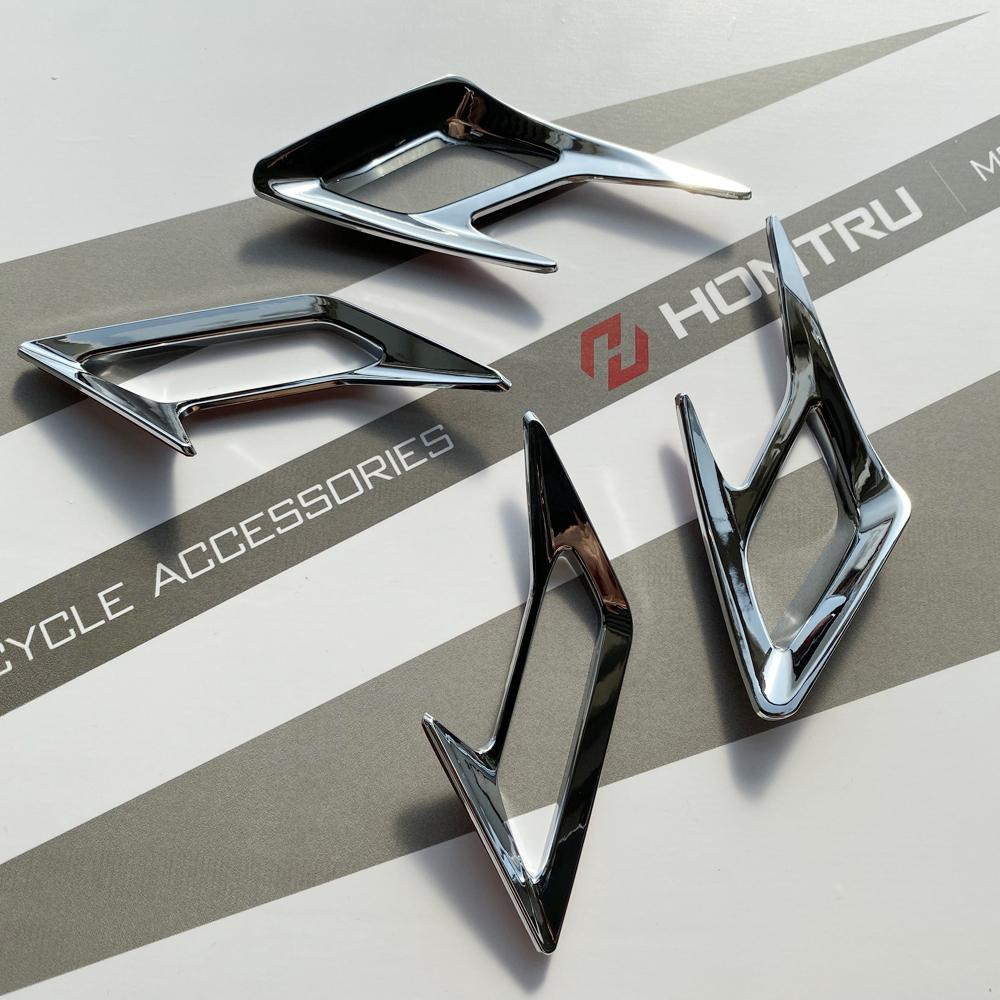 Chrome For Honda Goldwing GL1833 GL1800 2018 Side Panel Vent Trims & Front Fender Vent Trims