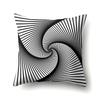 Gray Nordic Retro Ins Light Luxury Polyester Pillowcase Car Decoration Home Printed Waist Rest Pillowcase