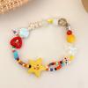 Bracelet Handmade Texture Matching Beads Heart Star Fruit Decor Kids Bracelet Contrasting Color Design Elastic Cord Wristband
