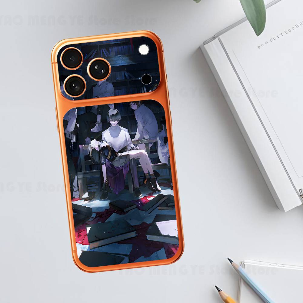 MILGRAM H-Haruka Yuno For Iphone 17 Pro ProMax Back Protective Decorative Sticker Back Cover