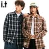 Fingercroxxit Unisex Loose Plaid Shirt Jacket