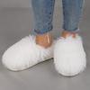 Women's Winter Plush Slip-On Slippers Warm Non-Slip Indoor House Shoes for Cold Weather Warm Slippers(Order A Size Up)