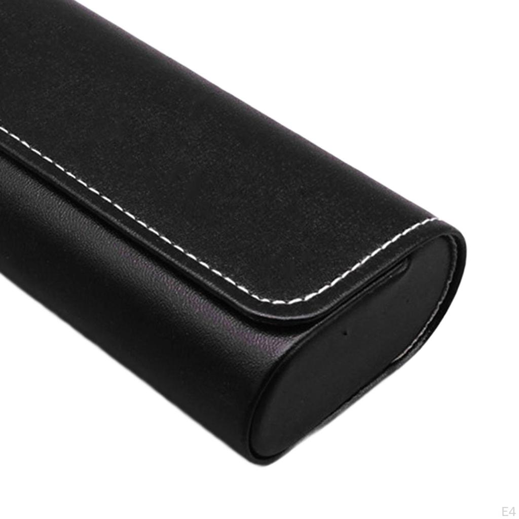 Eyeglasses Box Eyewear Display Lightweight Storage Organizer Easy to Clean Multiuse PU Leather