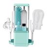 Portable Sanitization Electric Bottle Brush Featuring Build In Drying Rack & Included Silicone Nipple Brush for Home
