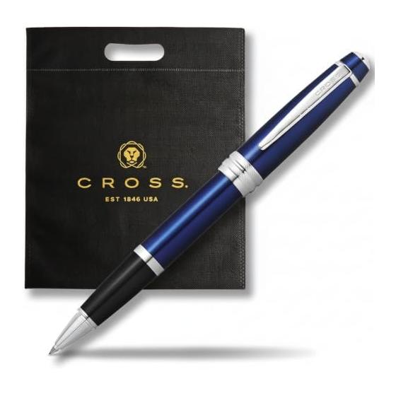 CROSS Bailey Blue Lacquer Rollerball Pen AT0455-12