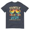 Family Vacation 2026 Beach Matching Summer Vacation 2026 Tshirt