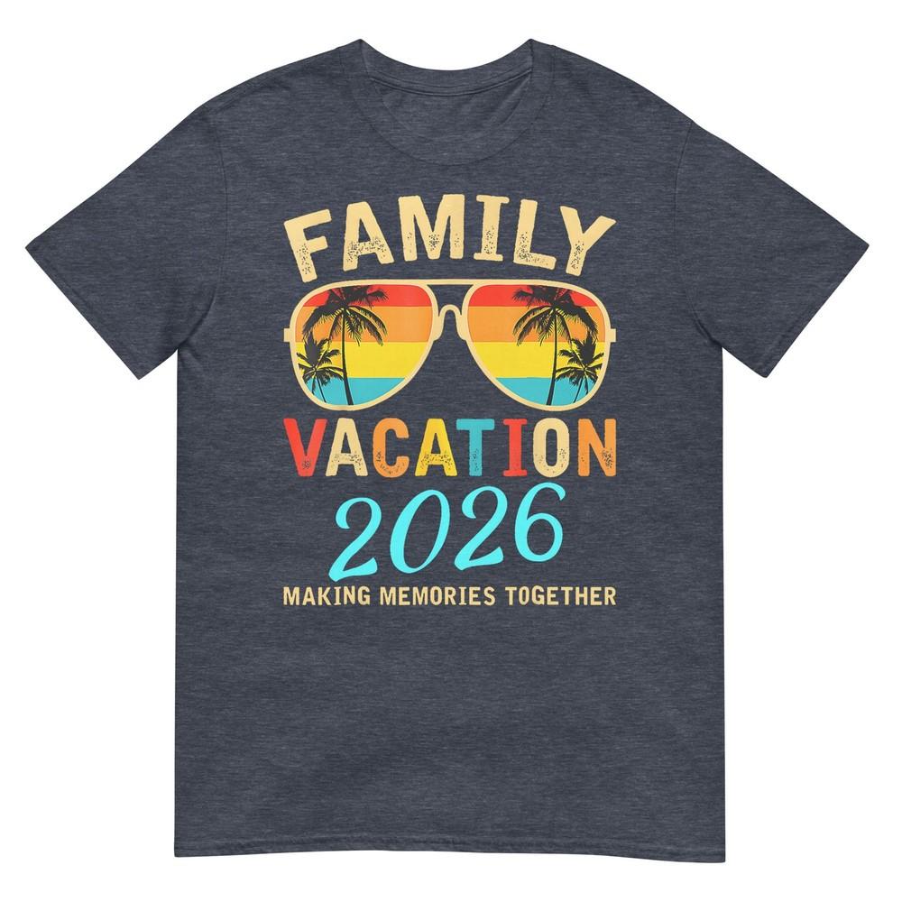 Family Vacation 2026 Beach Matching Summer Vacation 2026 Tshirt