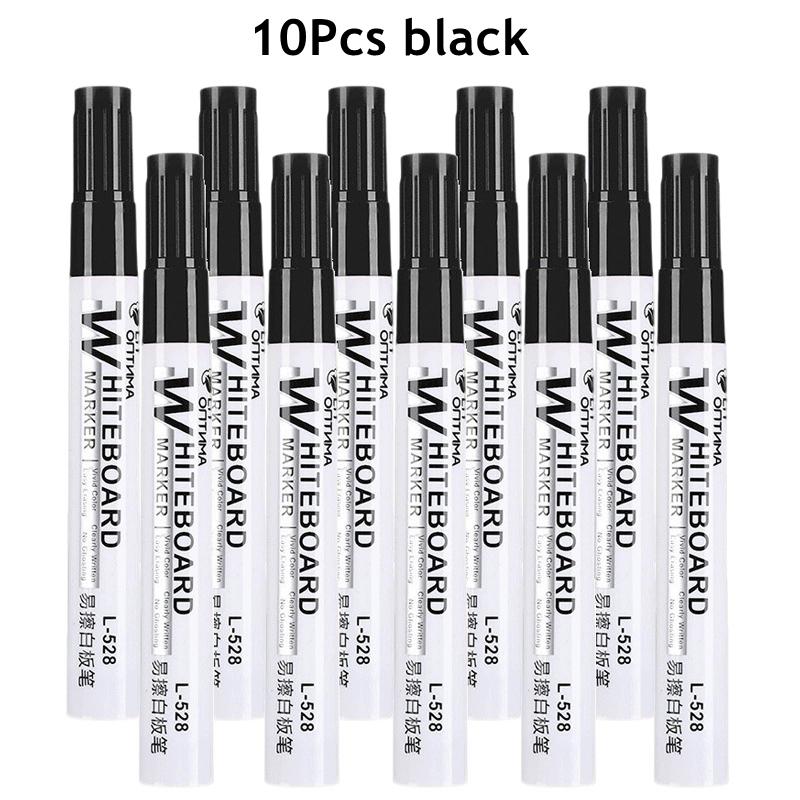 4-100Pcs Erasable Whiteboard Marker Pen Blackboard Marker Teaching Chalk for Glass Office School Stationery White Board Marker