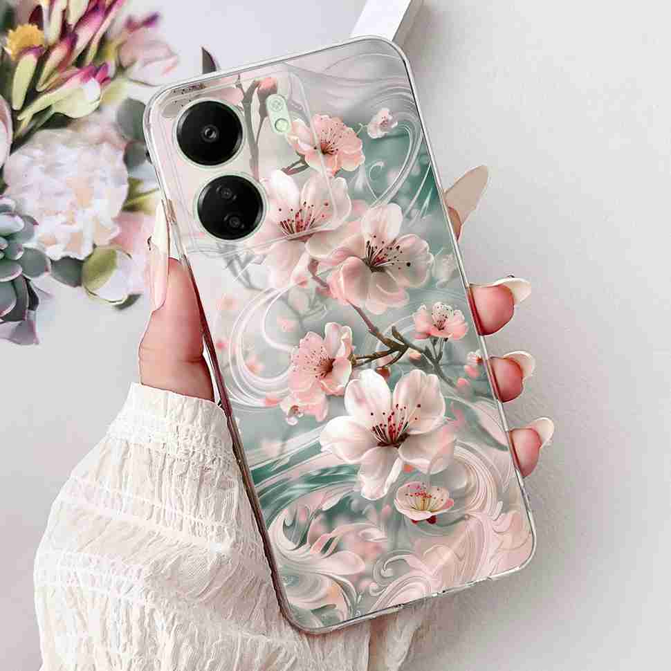 For Xiaomi Redmi 13C 4G Case Redmi13C 2023 New Fashion Pattern Cover Silicone Soft Phone Case For Xiaomi Poco C65 PocoC65 Fundas