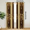 Luxurious black and gold - pole bag curtains, bedroom and kitchen decoration, home decoration, living room decoration
