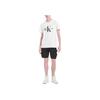 Calvin Klein Fashionable Breathable Round Neck Short Sleeve T-Shirt Unisex Tops White J318317-YAF