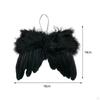 5 Pieces Angel Wing Feather Hanging Wing, Christmas Decorations for Holiday, Party