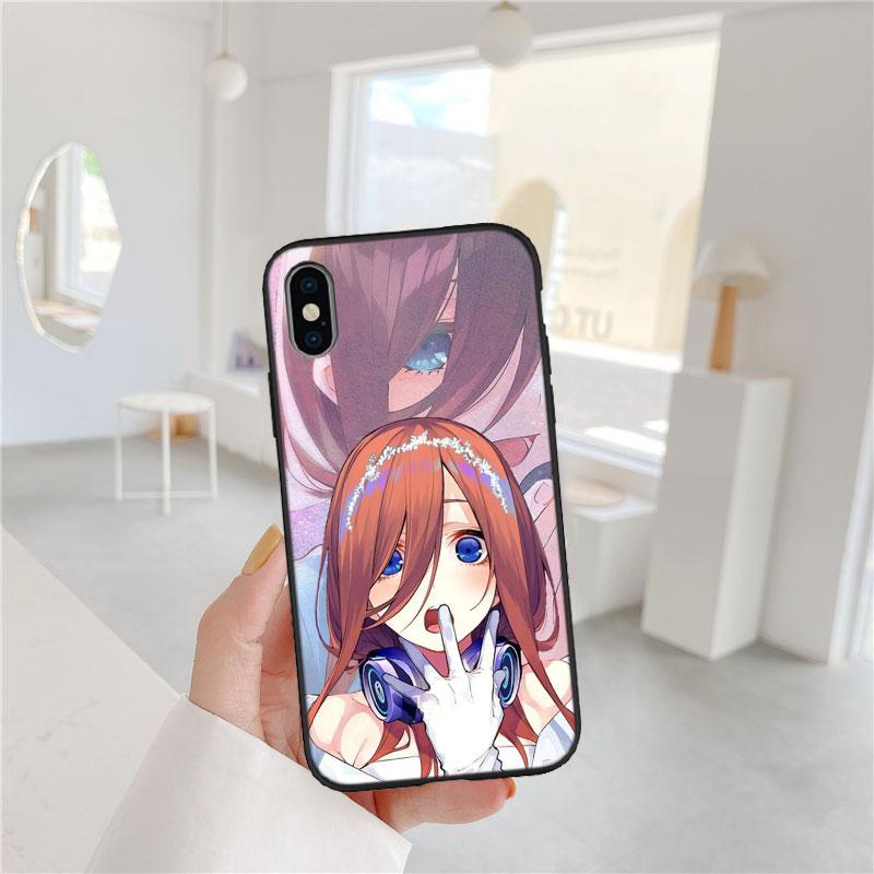 CJ78 Miku Nino Itsuki Nakano Soft Shell Phone Case for iPhone SE X XS XR 11 16E 17 Pro Max Air 8 7 6 6s Plus