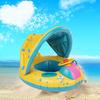 Inflatable Soft Baby Swimming Ring with Detachable Sun Canopy Shade