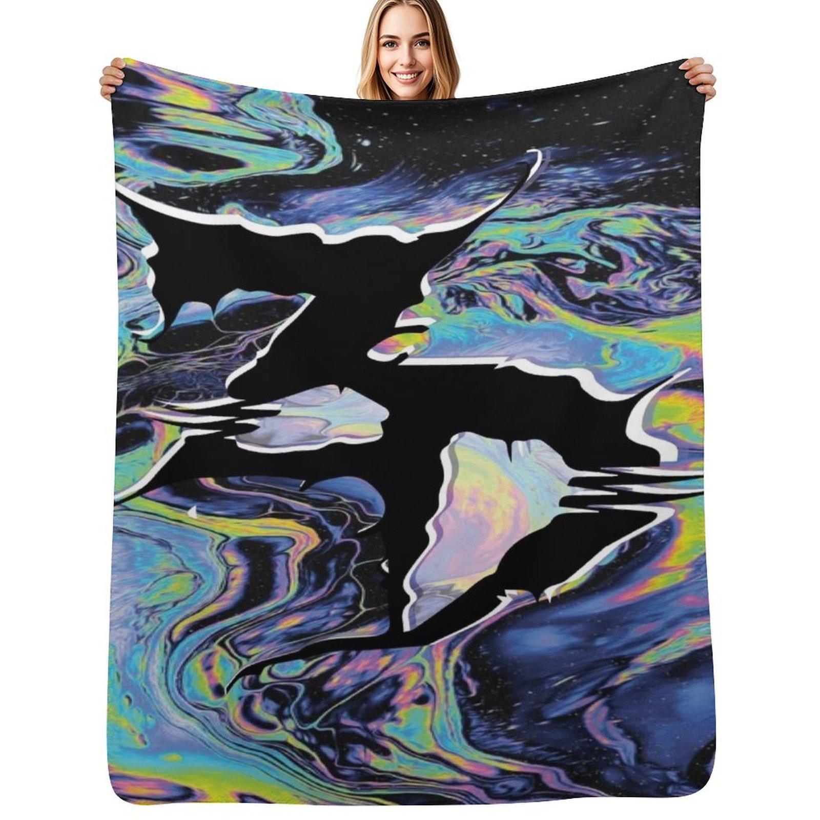 Zeds Dead Throw Blanket Flannel Fleece Soft Warm Throw Blanket Size: 75*100cm, Weight: 230 GSM