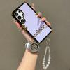 Suitable for Samsung S25 Ultra Mobile Phone Case Light Luxury Feng Shui Rhinestone Butterfly with Hanging Chain New S24 Protective Case