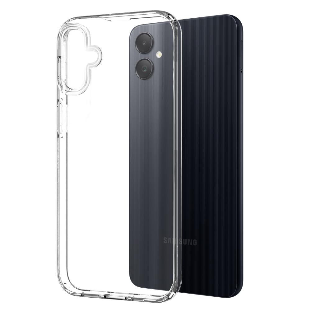 NORTHJO For Samsung Galaxy A05 4G Clear Case TPU Phone Cover with Tempered Glass Film