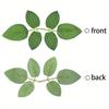 60Pcs Simulation Green Leaf Rose Leaves Christmas Decorations for DIY Home Wedding Bride Wrist Decorative Leaf Artificial Plants
