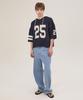 NOHANT 25 Jacquard Short Sleeve Knit Navy