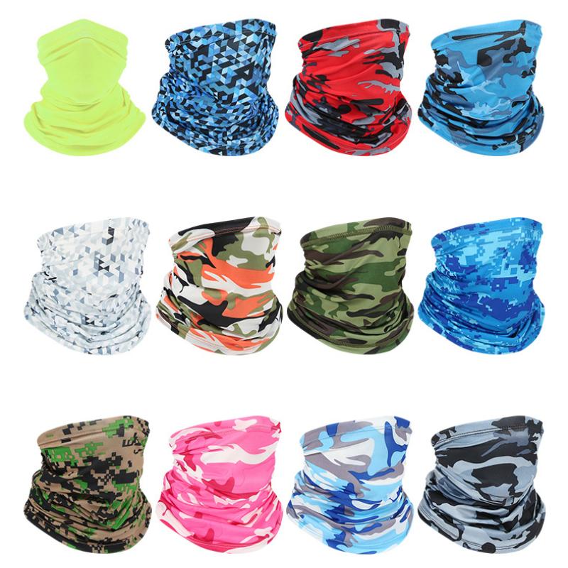 UV Protection Scarf Ice Silk Face Cover Mask Neck Tube Quick-drying Outdoor Use Fishing Bicycle Magic Motorcycle Breathable Mask