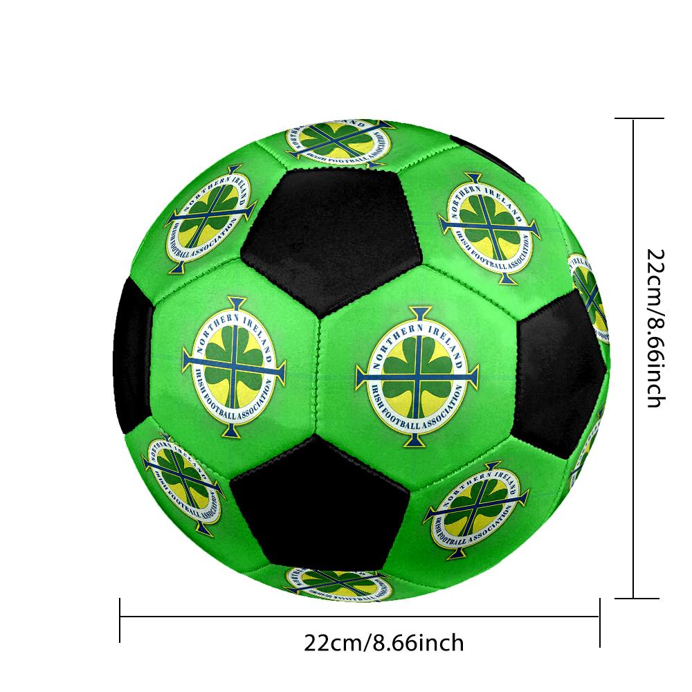 SIZE 5 Northern Ireland National Football Team Soccer Ball Colorful All Ages Machine Stitched PVC Competition Ready Durable High-Bounce